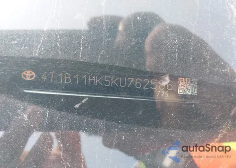 2019 Toyota Camry Le из США, поврежденный, VIN 4T1B11HK5KU762586